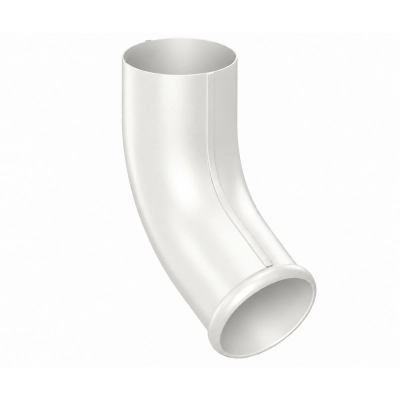 Wylewka rury spustowej KROP STAL Ø90 mm – biały RAL 9010